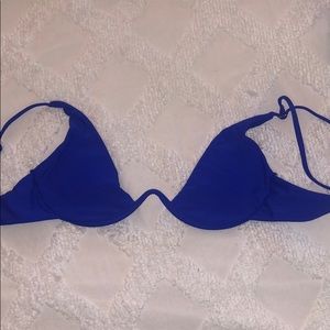 Royal blue bikini top